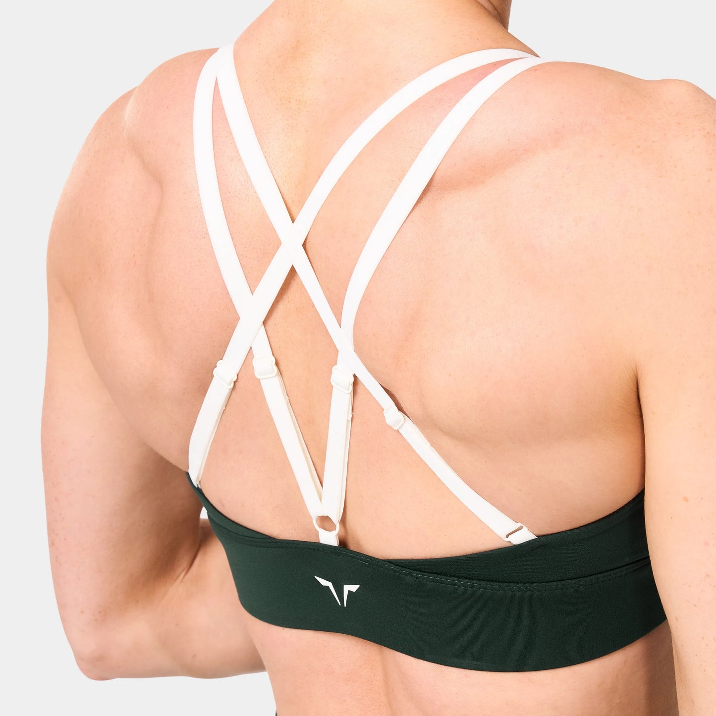 حمالة صدر بتصميم تويست أمامي- أخضر ملكي