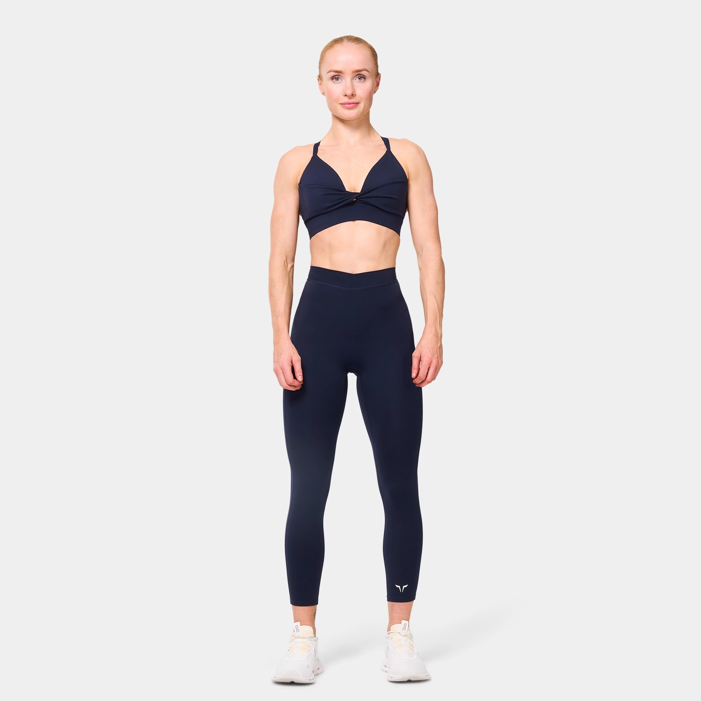 حمالة صدر بتصميم تويست أمامي- كحلي