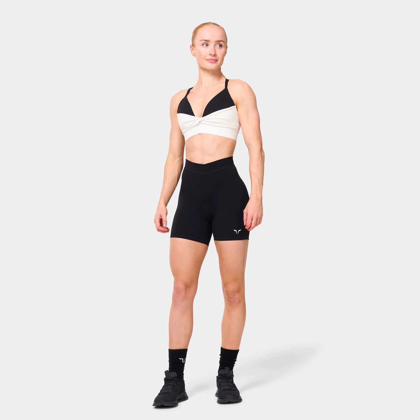 5" Wrap Waist Shorts - Black