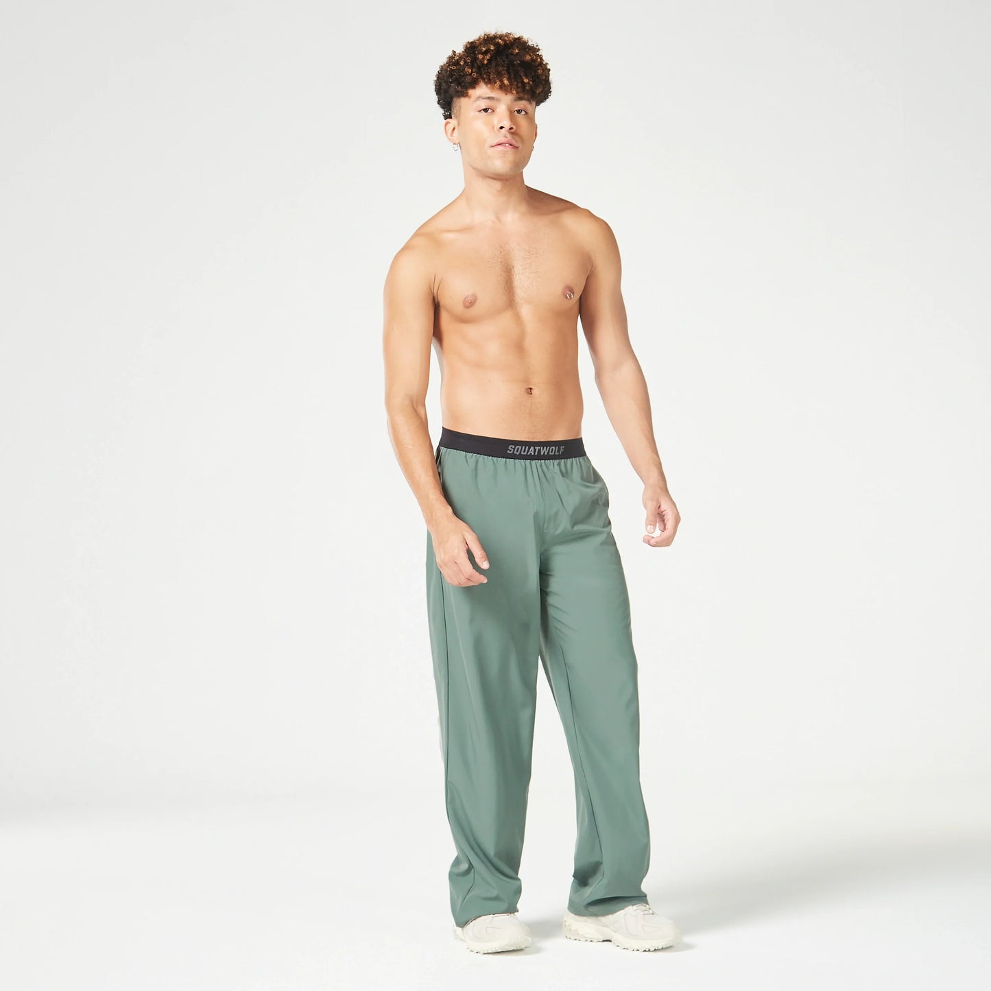Woven Stretch Joggers - Dark Forest