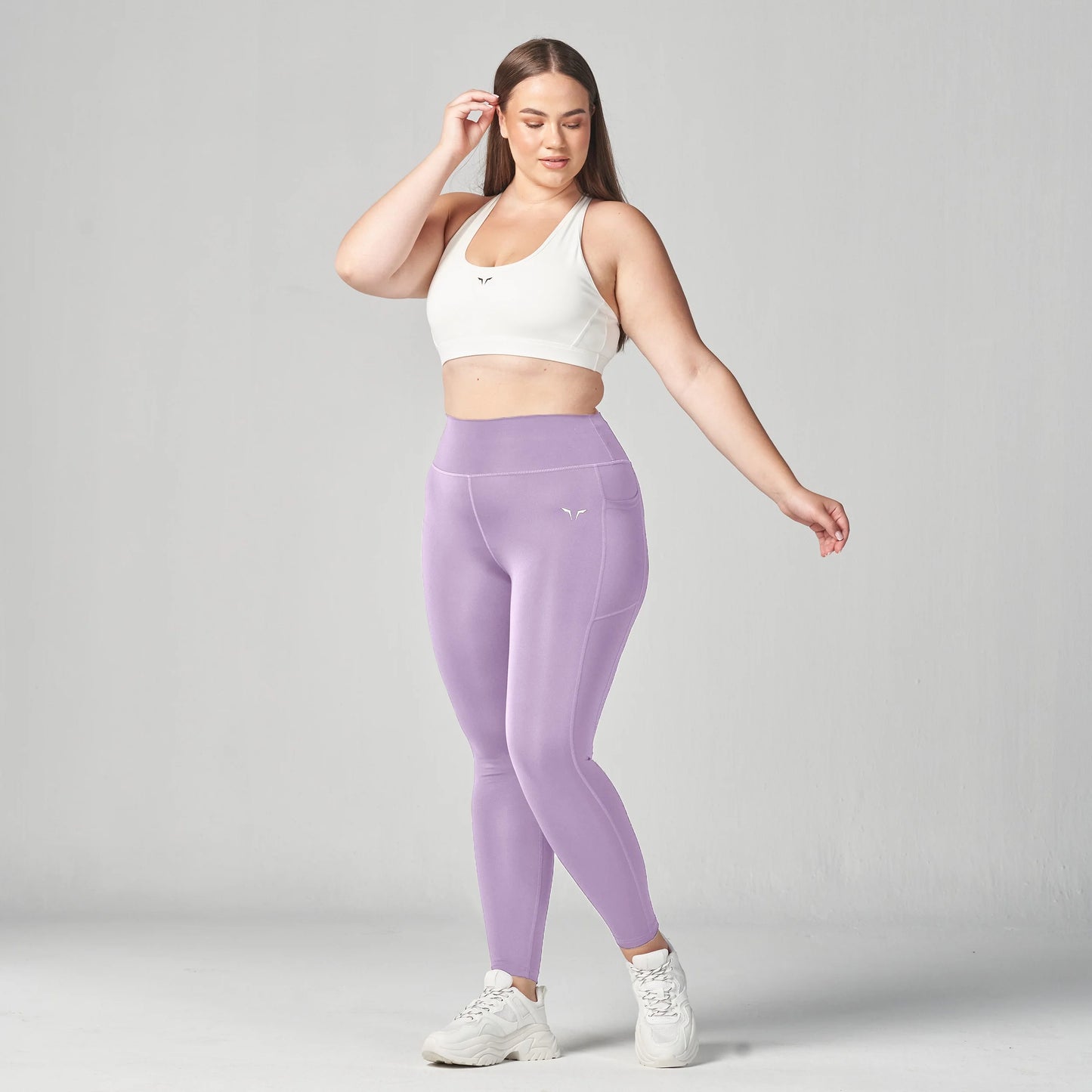 Essential High Waisted Leggings 27"  - Purple Rose