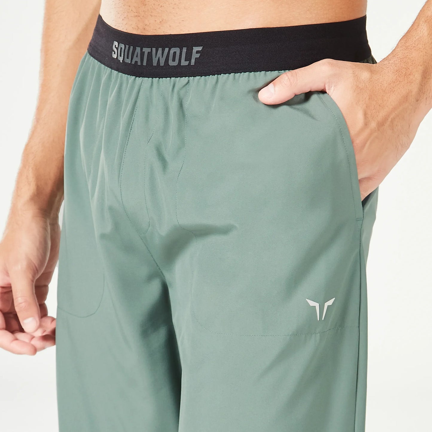 Woven Stretch Joggers - Dark Forest