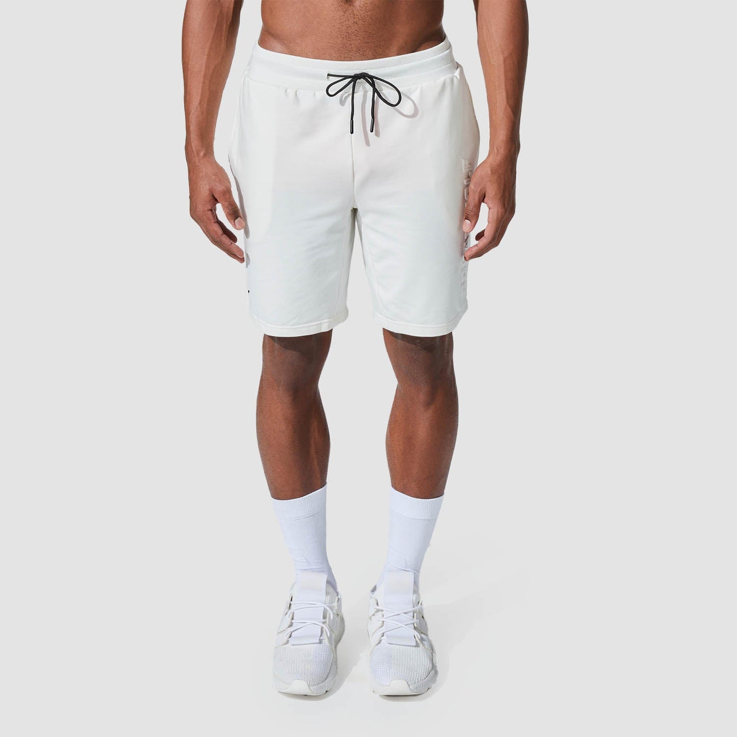 squatwolf-gym-wear-graphic-wordmark-jogger-shorts-white-workout-shorts-for-men