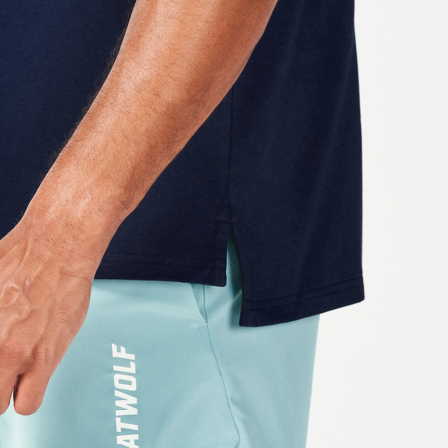 Split Logo T-shirt - Canal Blue