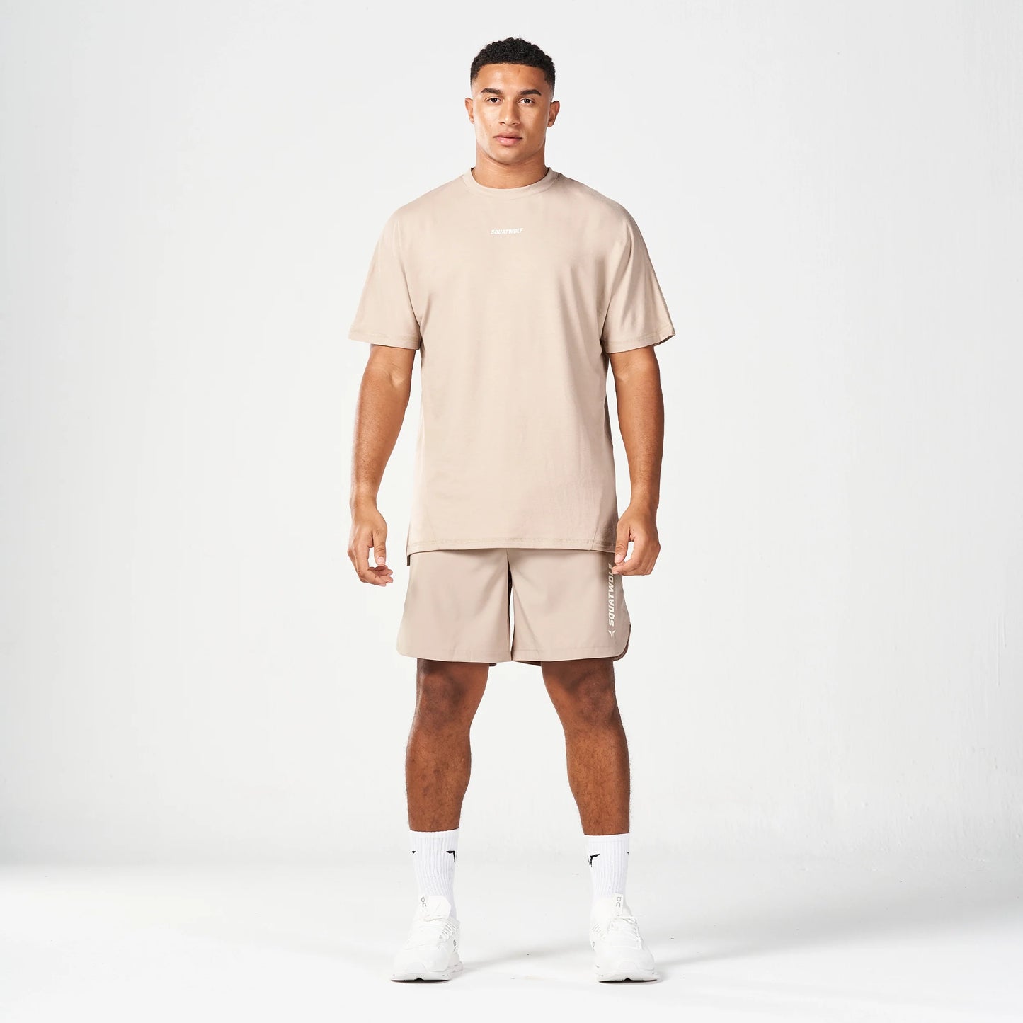 تيشيرت بامب كوفر فضفاض - ترابي