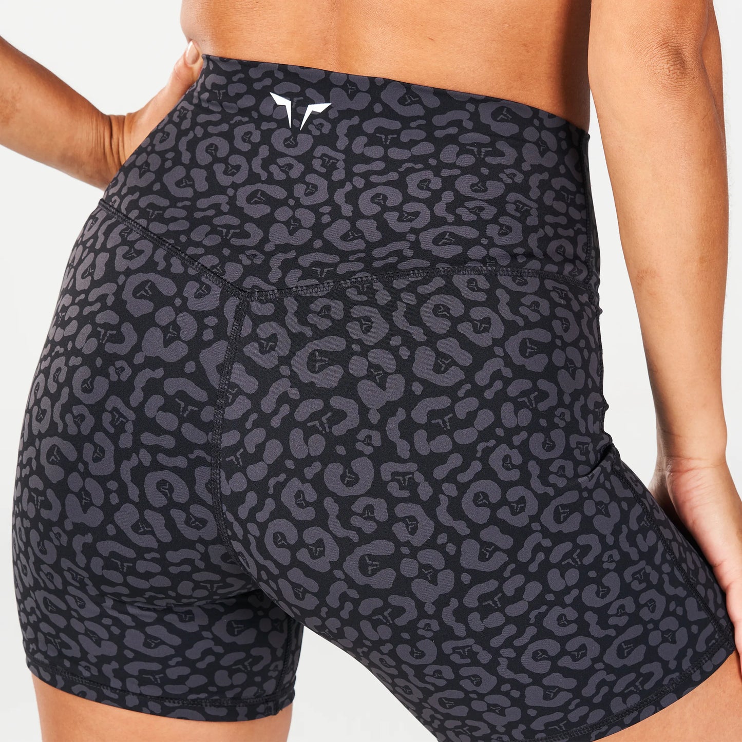 Untamed 5" Biker Shorts - Black Print
