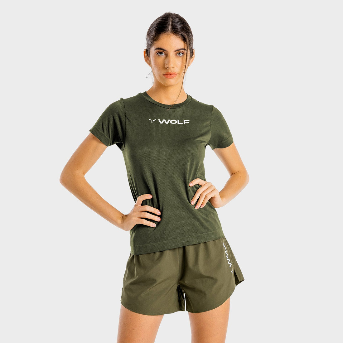 squatwolf-gym-t-shirts-for-women-primal-tee-khaki-workout-clothes