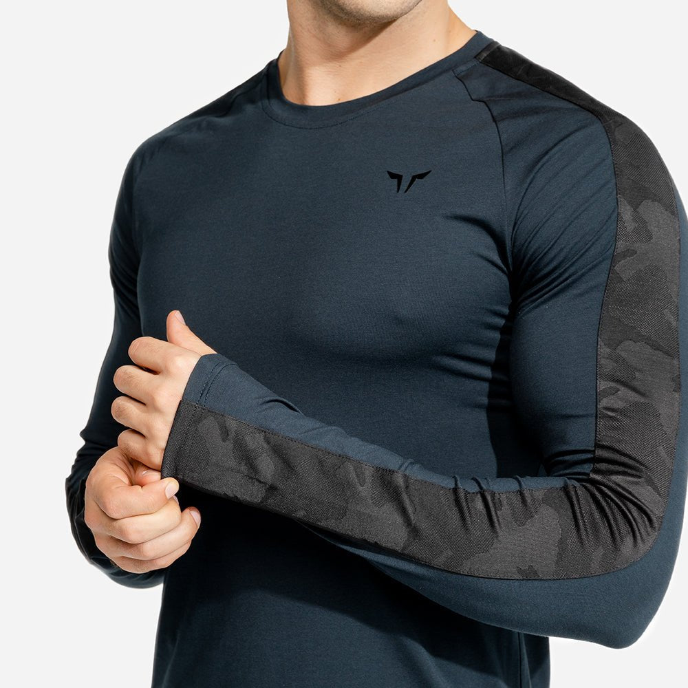 squatwolf-gym-wear-limitless-long-sleeves-top-navy-workout-top-for-men