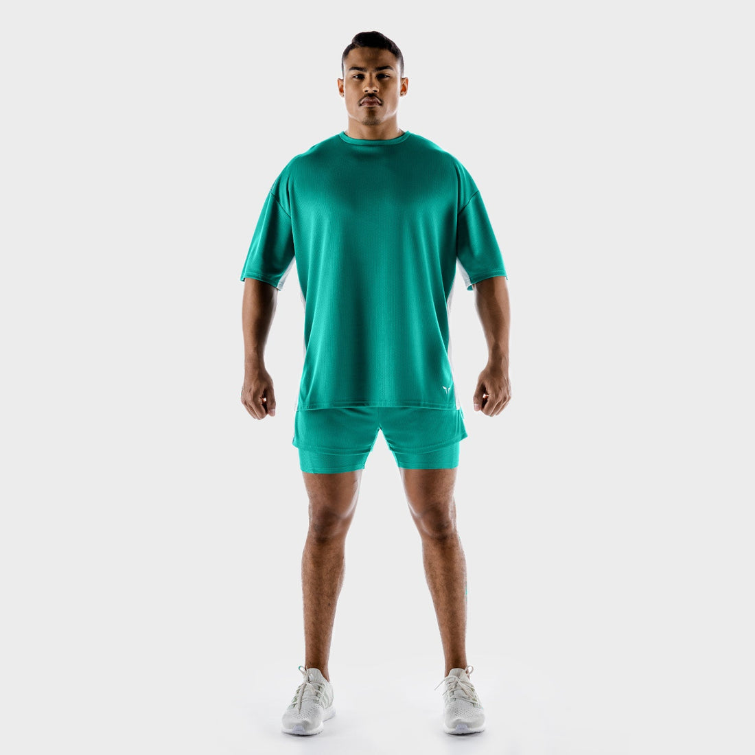 squatwolf-gym-wear-hybrid-2-0-oversize-tee-blue-workout-shirts-for-men