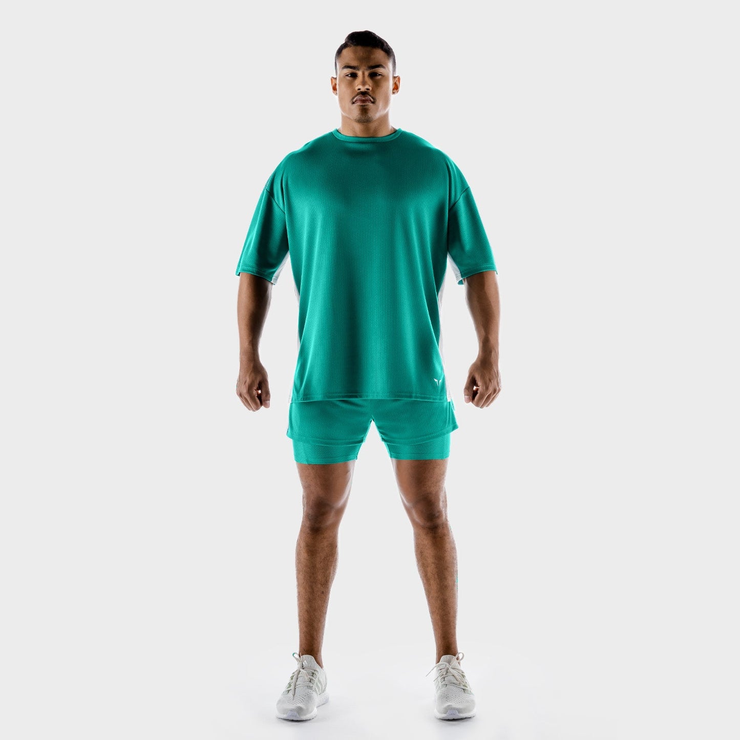 squatwolf-gym-wear-hybrid-2-0-oversize-tee-blue-workout-shirts-for-men