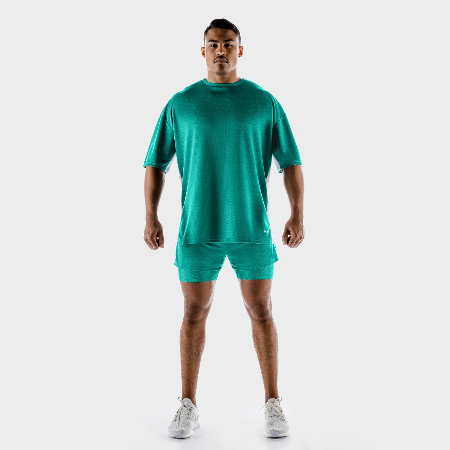 squatwolf-gym-wear-hybrid-2-0-oversize-tee-blue-workout-shirts-for-men