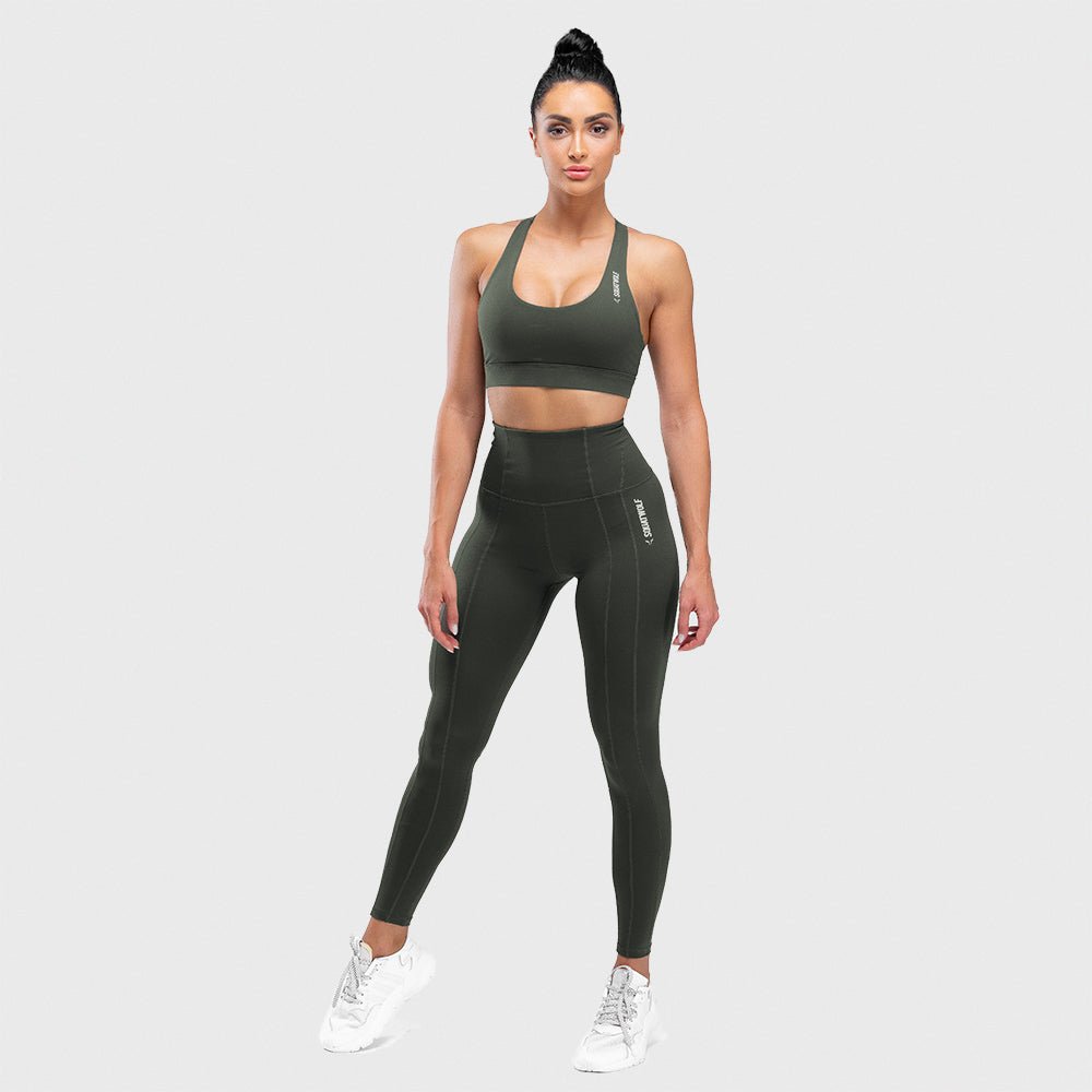 squatwolf-gym-leggings-for-women-high-waisted-leggings-olive-workout-clothes