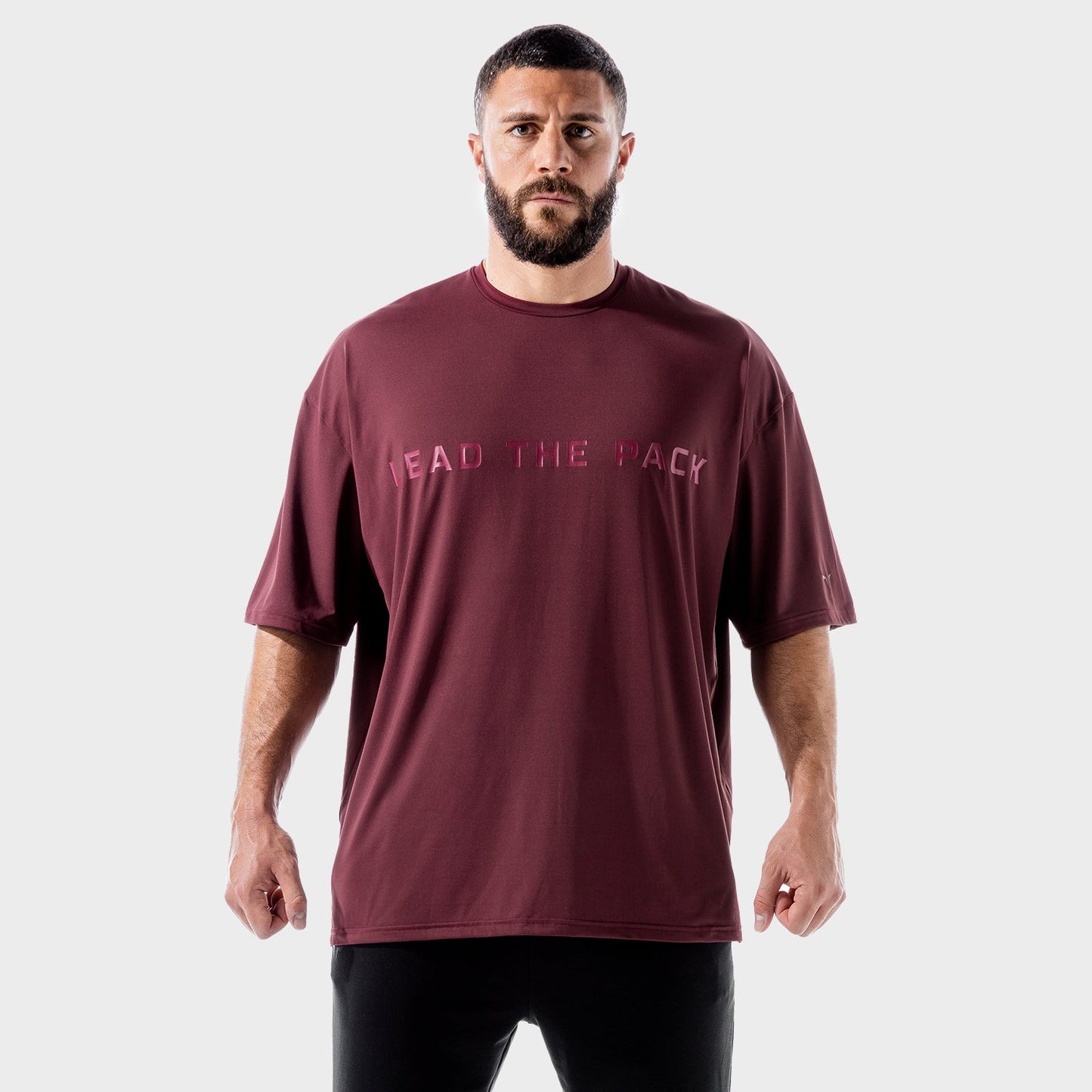 squatwolf-gym-wear-lab-360-oversized-tee-maroon-workout-shirts-for-men
