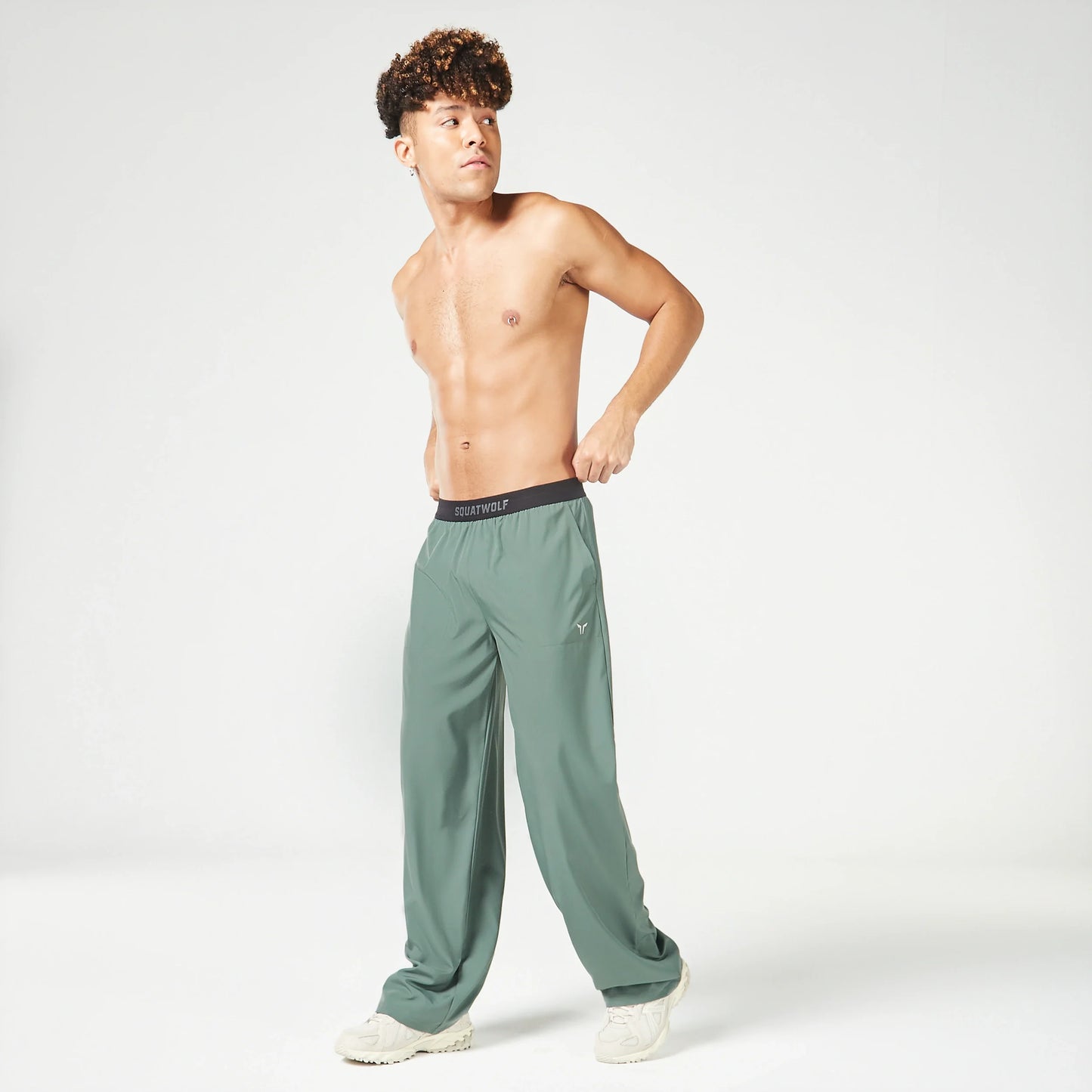 Woven Stretch Joggers - Dark Forest
