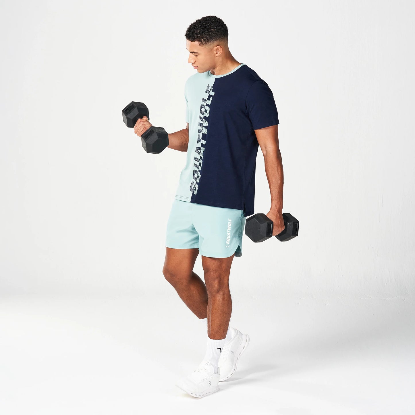 Split Logo T-shirt - Canal Blue