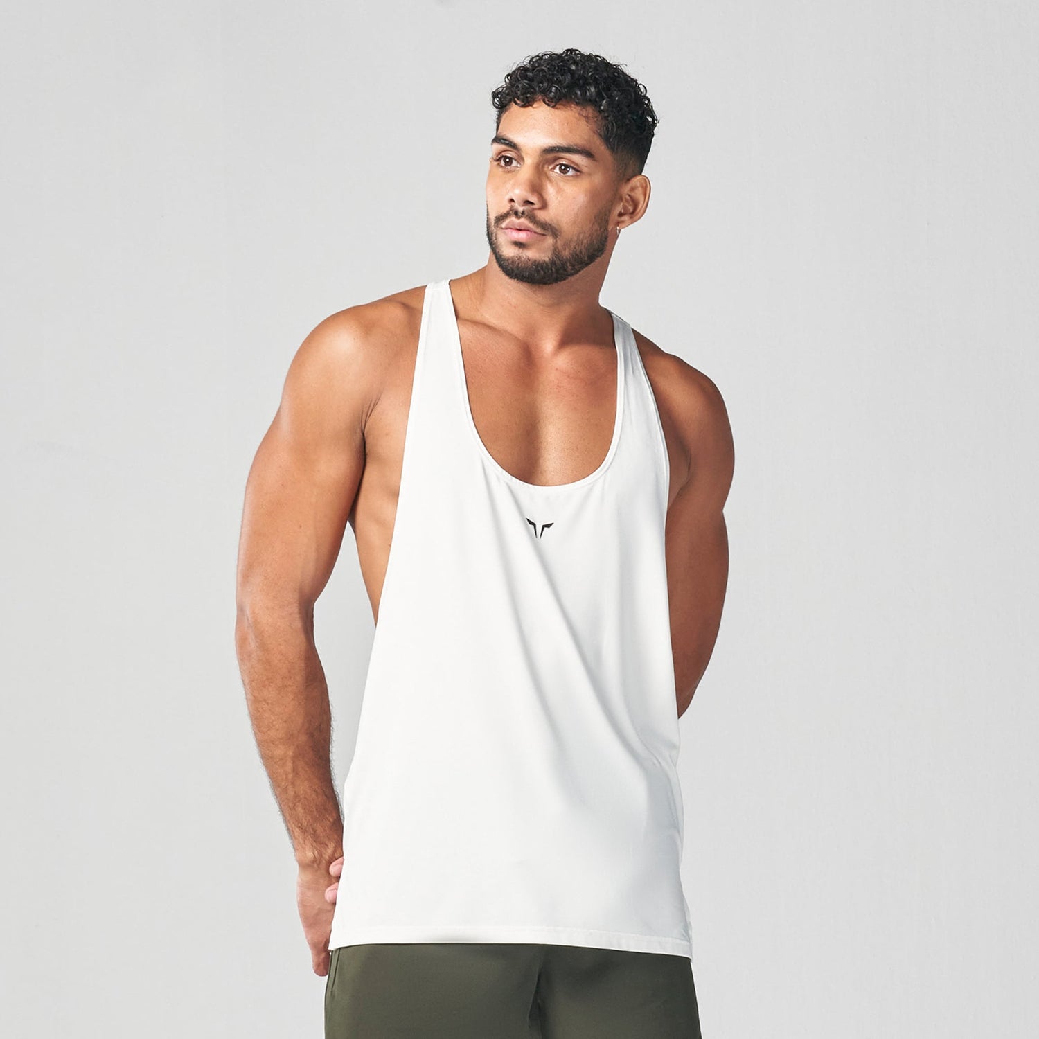 squatwolf-gym-wear-hype-tank-white-with-black-panel-stringer-vests-for-men