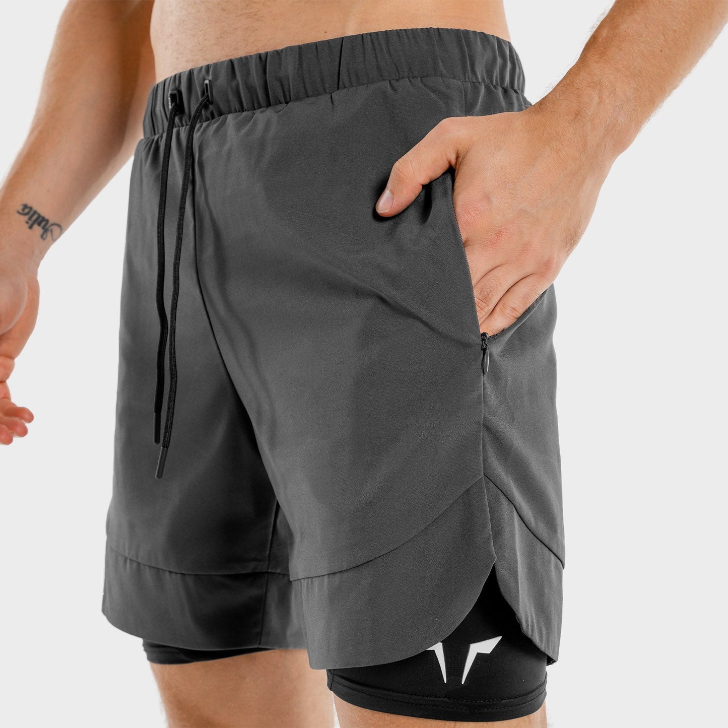 squatwolf-workout-short-for-men-limitless-2-in-1-shorts-charcoal-black-gym-wear