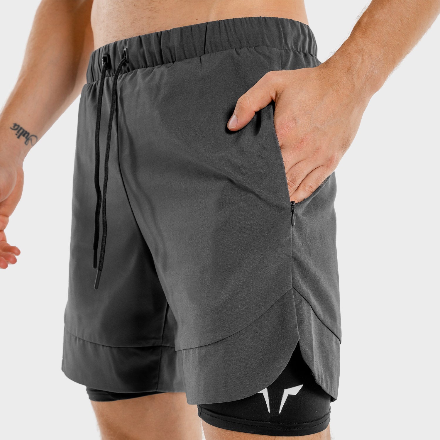 squatwolf-workout-short-for-men-limitless-2-in-1-shorts-charcoal-black-gym-wear