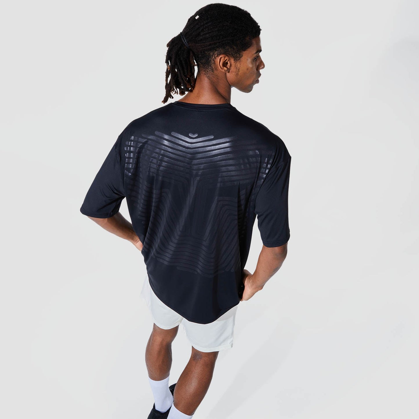 squatwolf-gym-wear-graphic-waves-eye-oversized-tee-black-workout-t-shirts-for-men