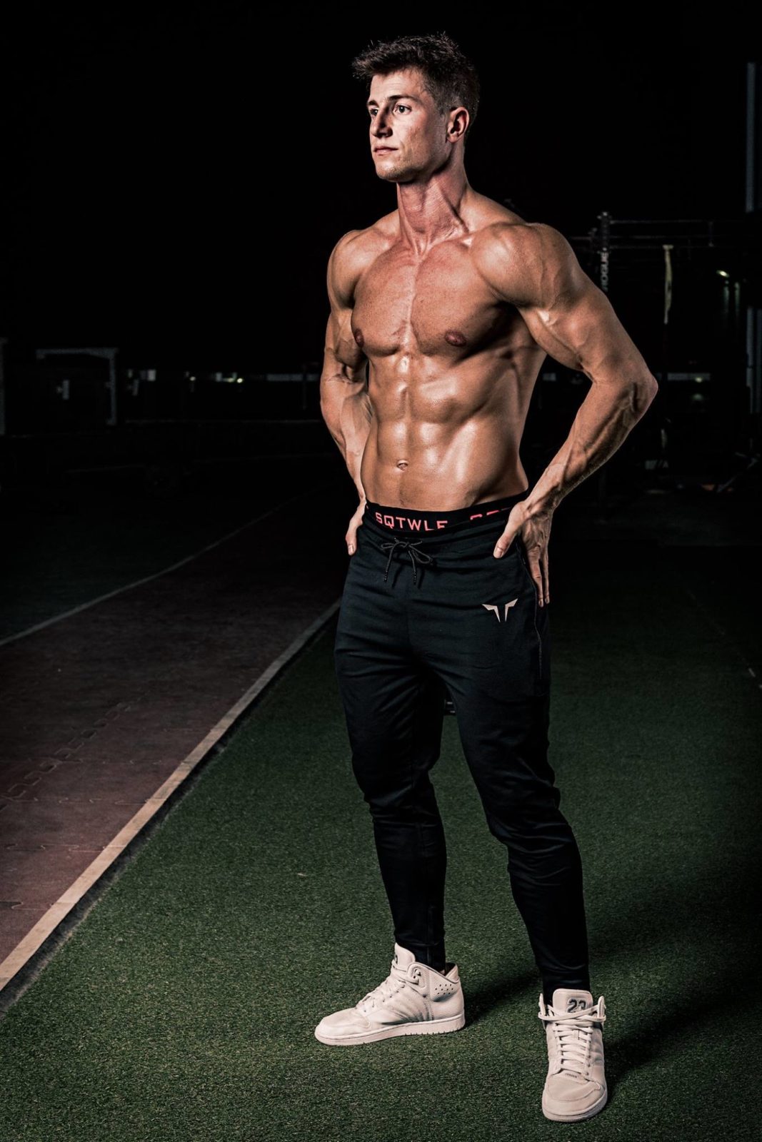 Black jogger pants