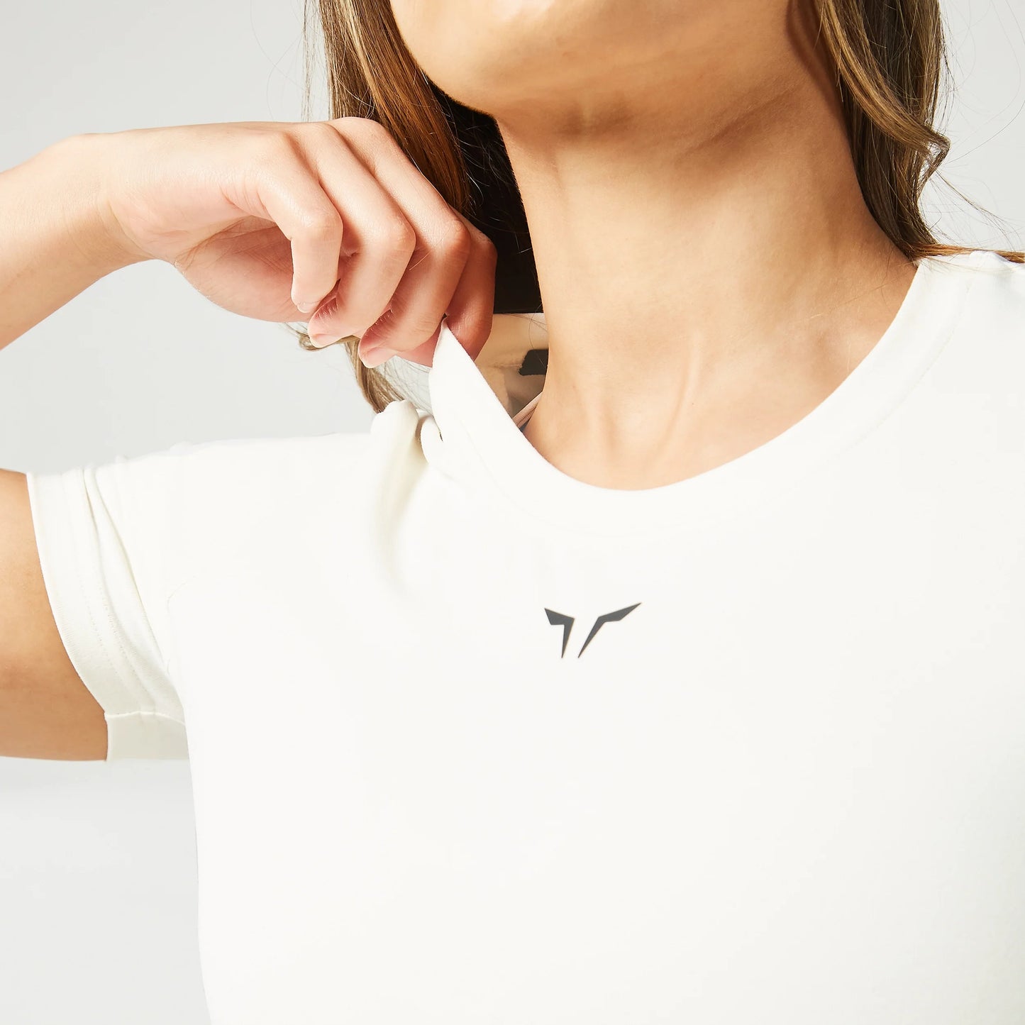 Essential Cropped T-shirt - Pearl White