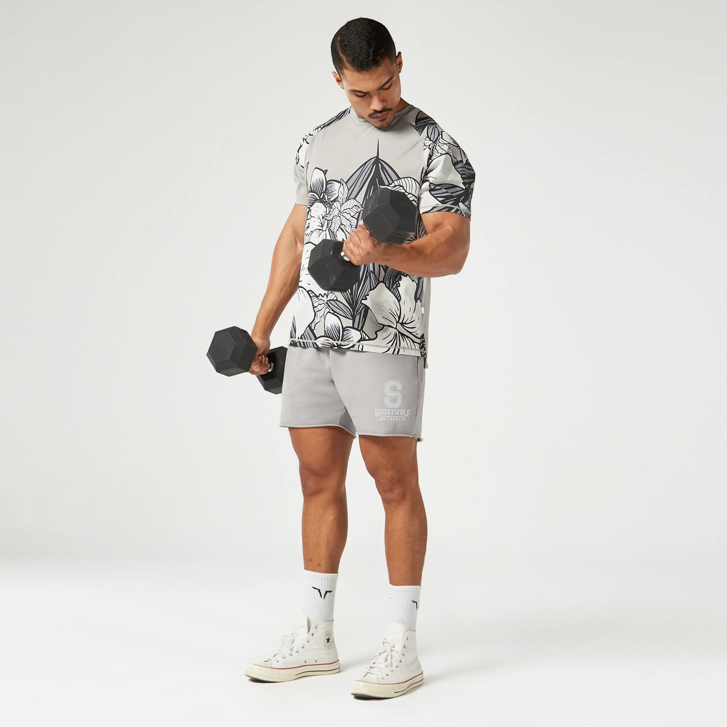 شورتجولدن إيرا 2 في 1 أوثنتك - رمادي فاتح