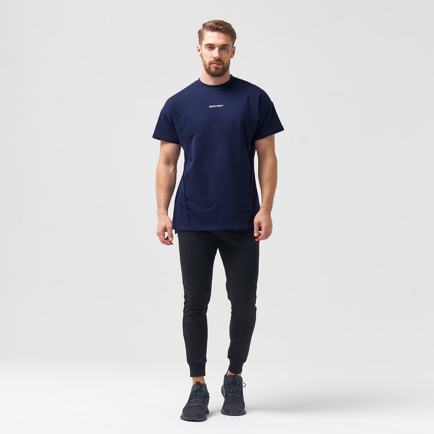 squatwolf-gym-wear-bodybuilding-tee-navy-workout-shirts-for-men