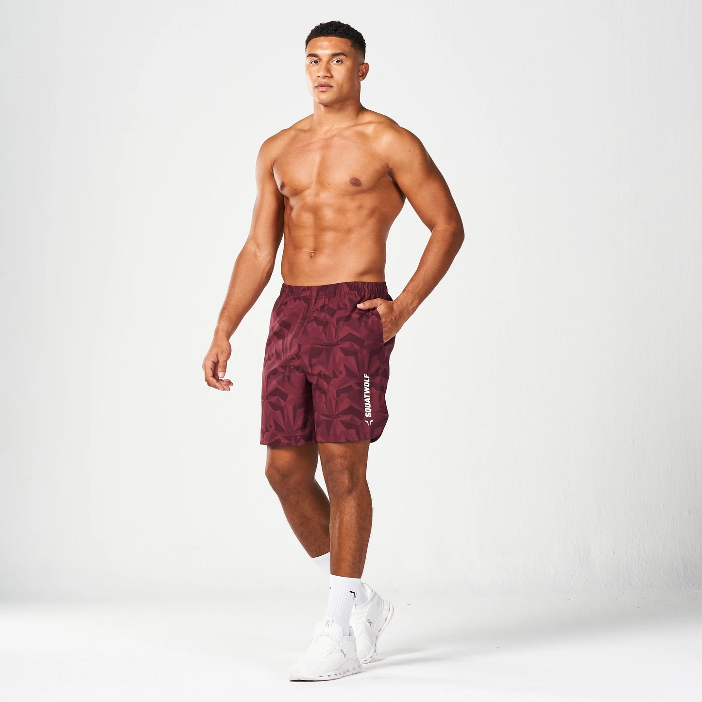 Warrior 7" Shorts 2.0 - Burgundy Dot Camo
