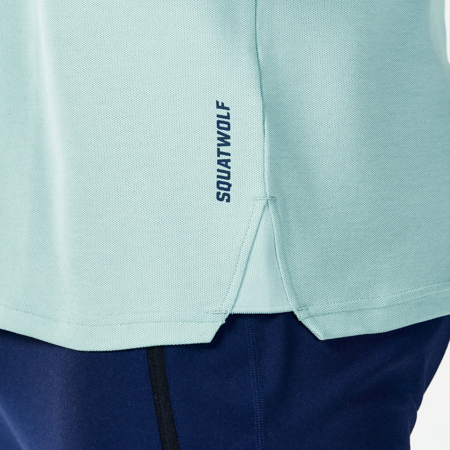 تيشيرت بولو كور أوفر أتشيفر - أزرق فاتح