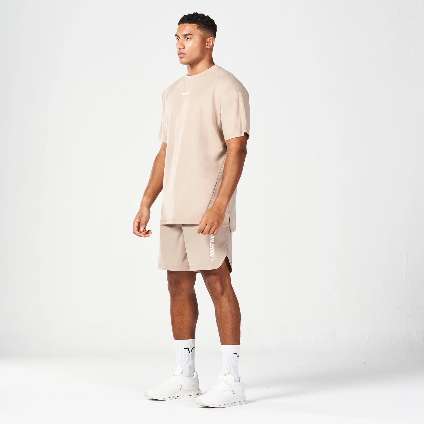 تيشيرت بامب كوفر فضفاض - ترابي