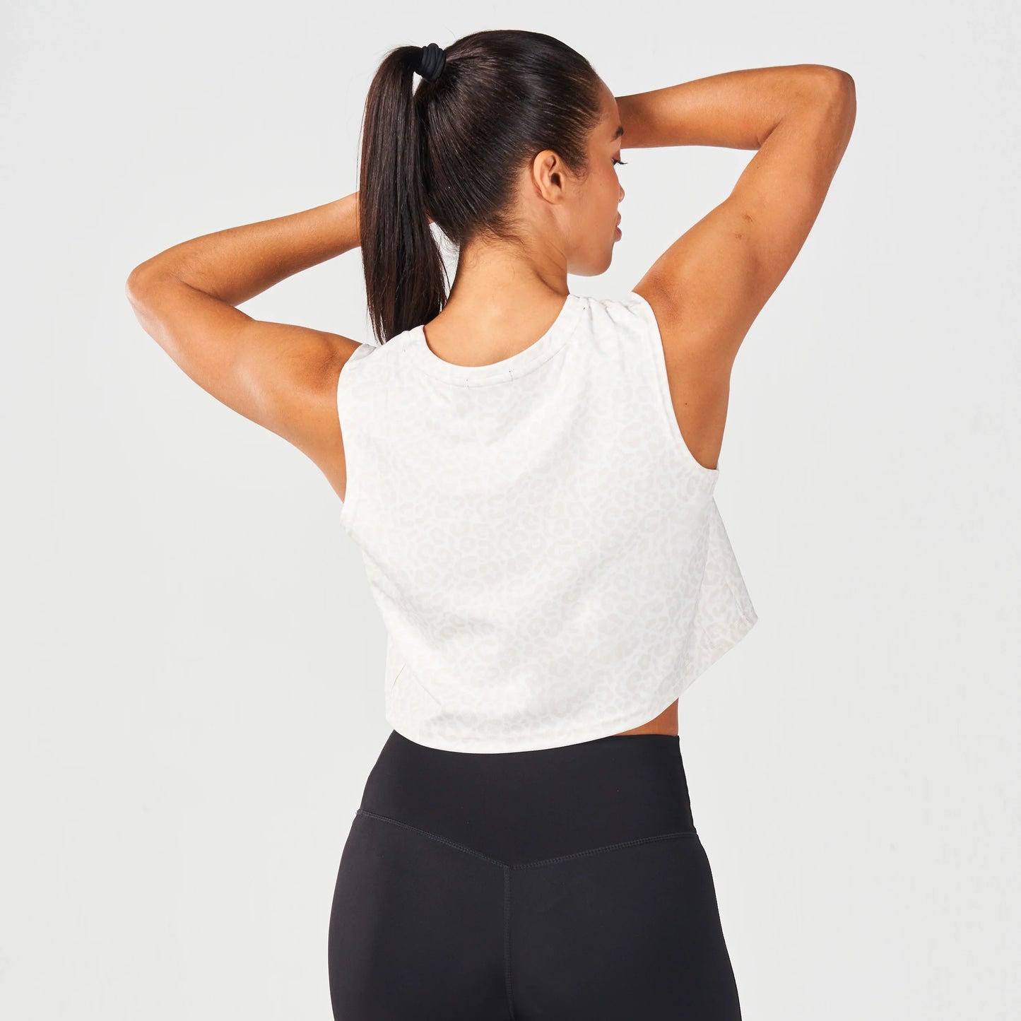 تانك قصيرة من كور - أبيض لؤلؤي كايين