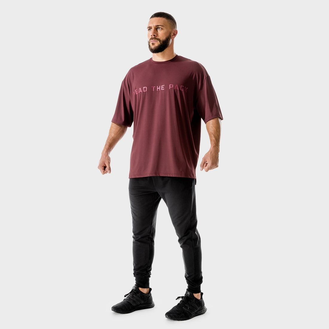 squatwolf-gym-wear-lab-360-oversized-tee-maroon-workout-shirts-for-men