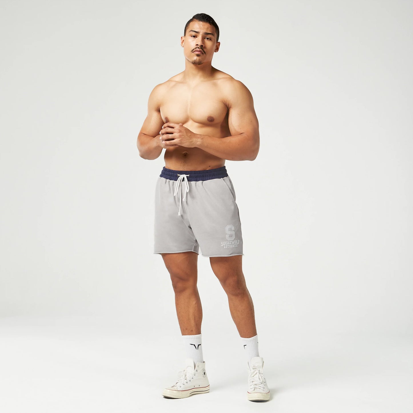 شورتجولدن إيرا 2 في 1 أوثنتك - رمادي فاتح