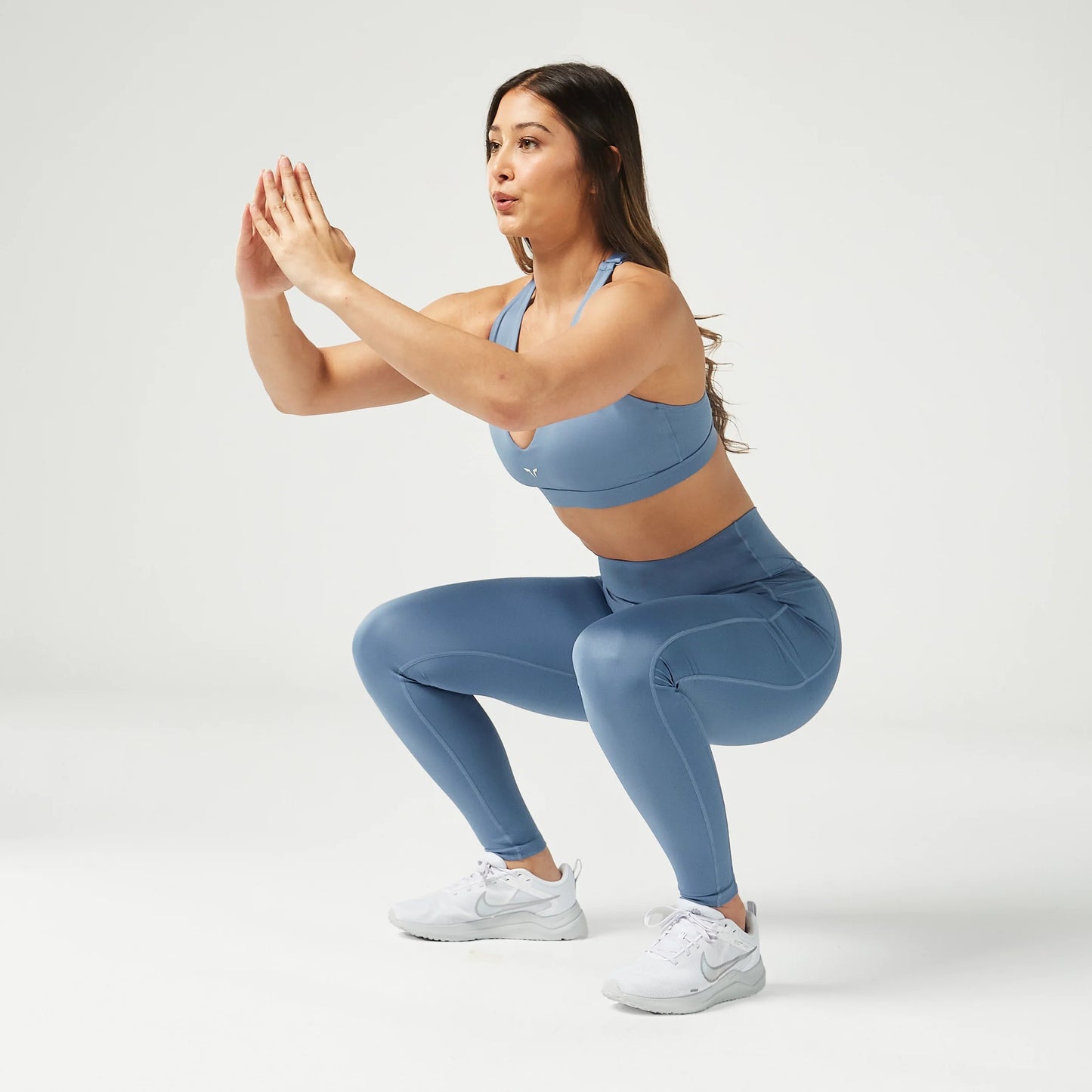 ليقنز ايسينشال عالية الخصر بطول "27 - أزرق