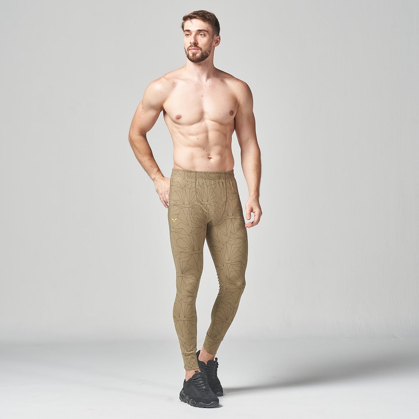squatwolf-gym-wear-lab360-printed-impact-tights-green-workout-tights-for-men