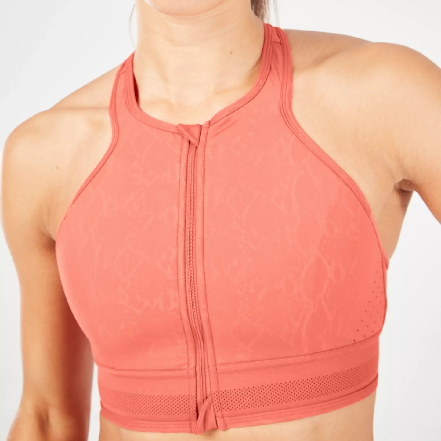 squatwolf-workout-clothes-serpent-zip-up-bra-mineral-red-sports-bra-for-gym
