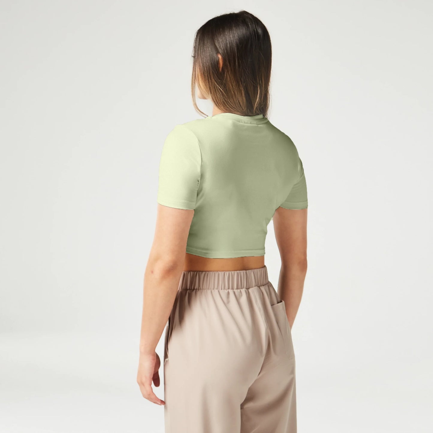Essential Cropped T-shirt - Desert Sage