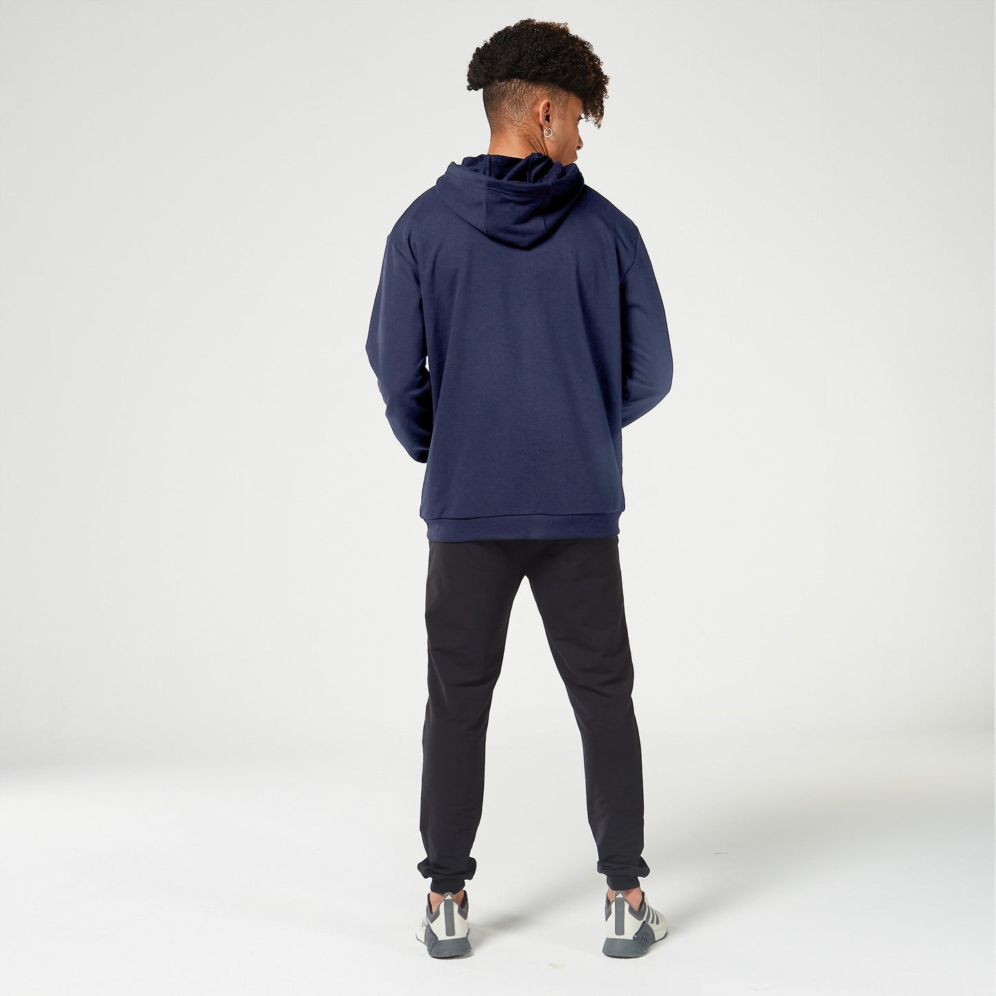 Essential Zipped Hoodie - Navy