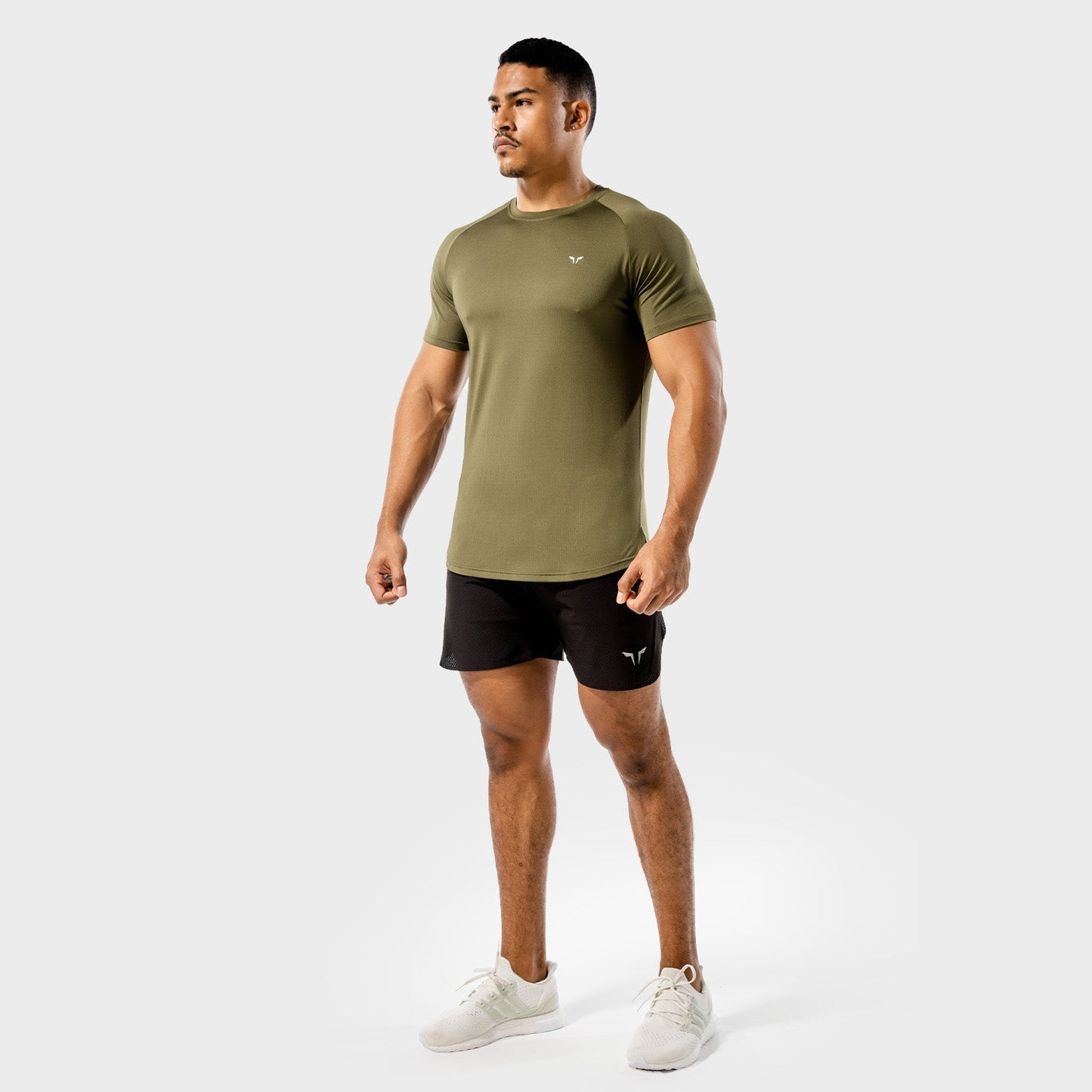 squatwolf-gym-wear-core-mesh-tee-khaki-workout-shirts-for-men