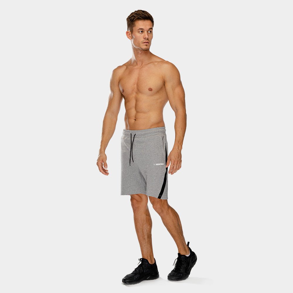 squatwolf-short-for-men-warrior-panel-shorts-grey-workout-gym-wear