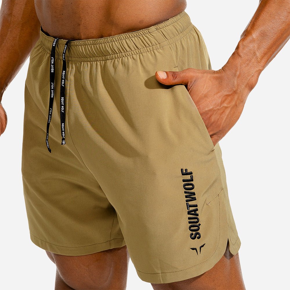 squatwolf-workout-short-for-men-warrior-shorts-taupe-gym-wear