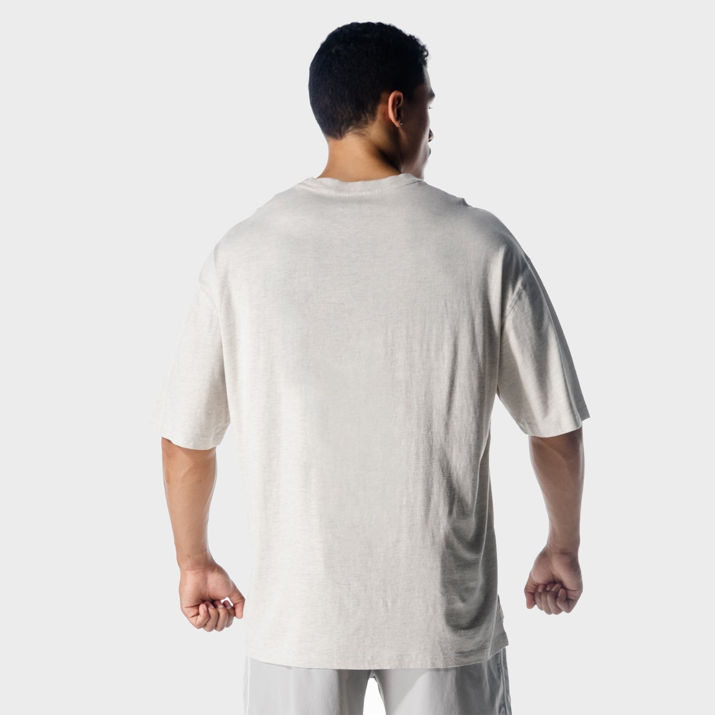 squatwolf-gym-shirts-golden-era-oversized-t-shirt-ecru-marl-workout-clothes-for-men