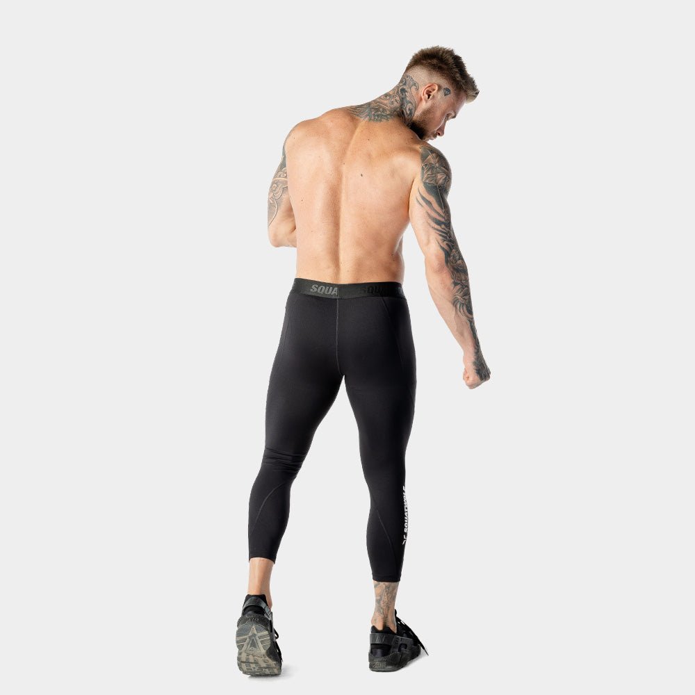squatwolf-gym-wear-warrior-tights-3/4-black-workout-leggings-for-men