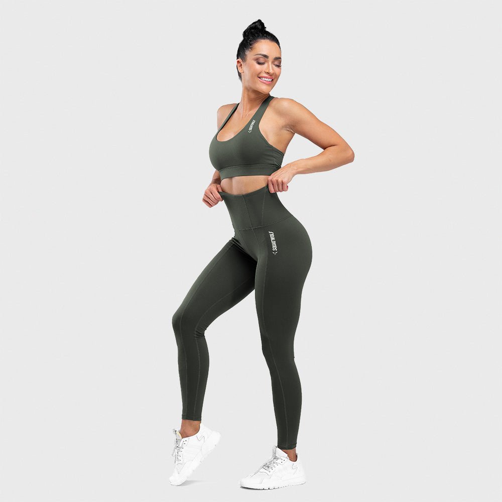 squatwolf-gym-leggings-for-women-high-waisted-leggings-olive-workout-clothes