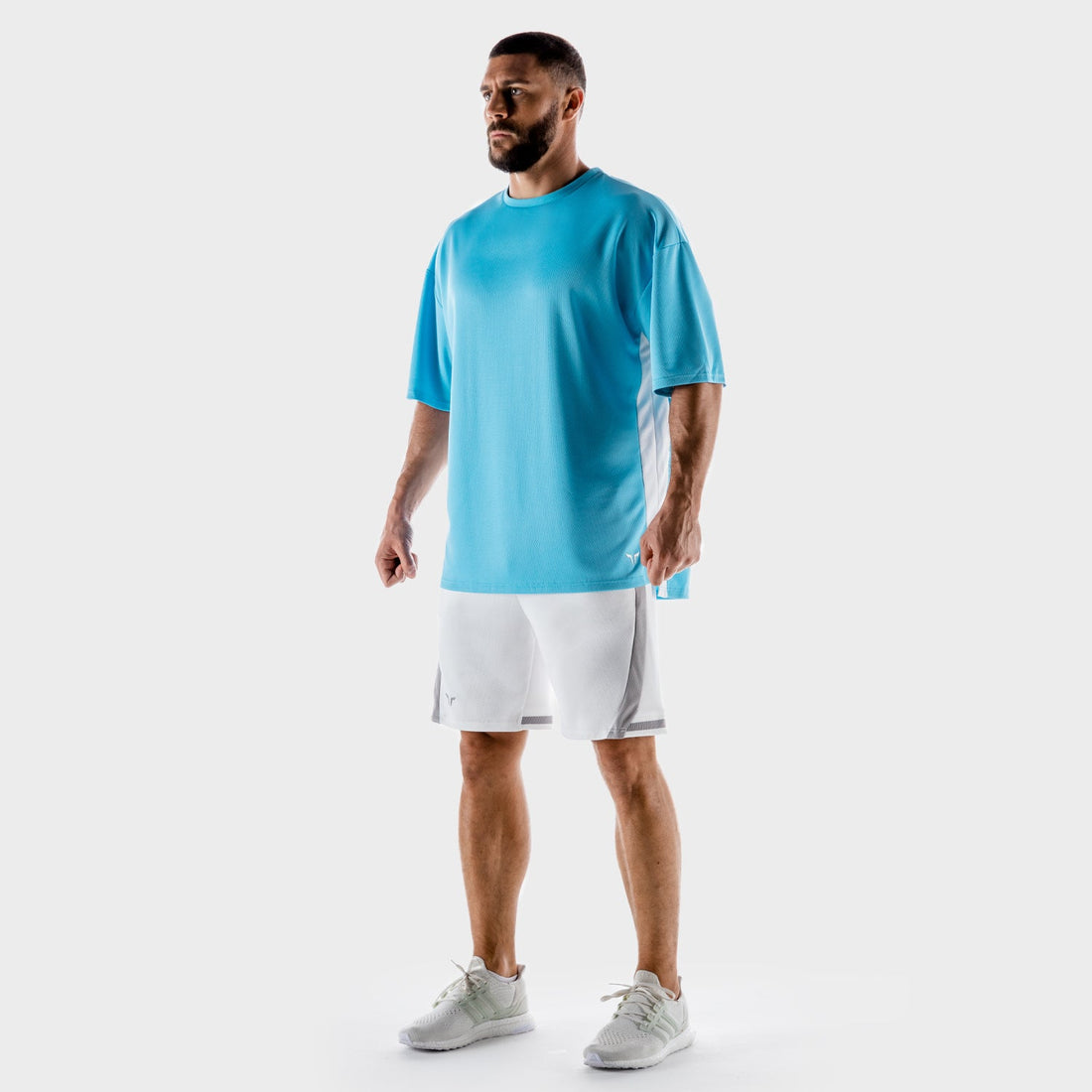 squatwolf-gym-wear-hybrid-2-0-oversize-tee-blue-workout-shirts-for-men