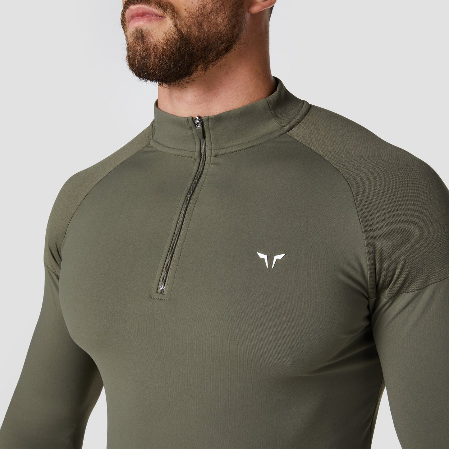 squatwolf-running-tops-for-men-core-running-top-khaki-long-sleeves-gym-wear