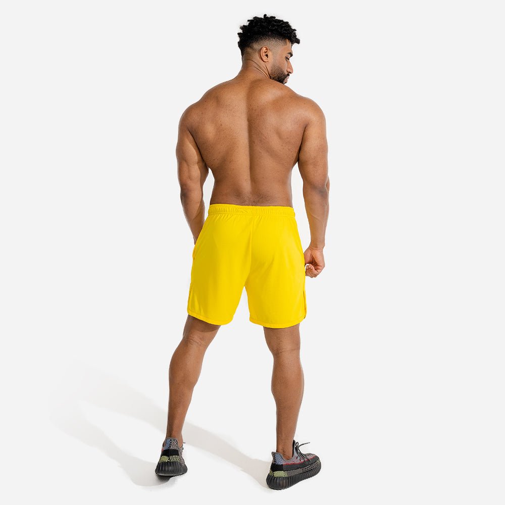 squatwolf-workout-short-for-men-evolve-gym-shorts-yellow-gym-wear