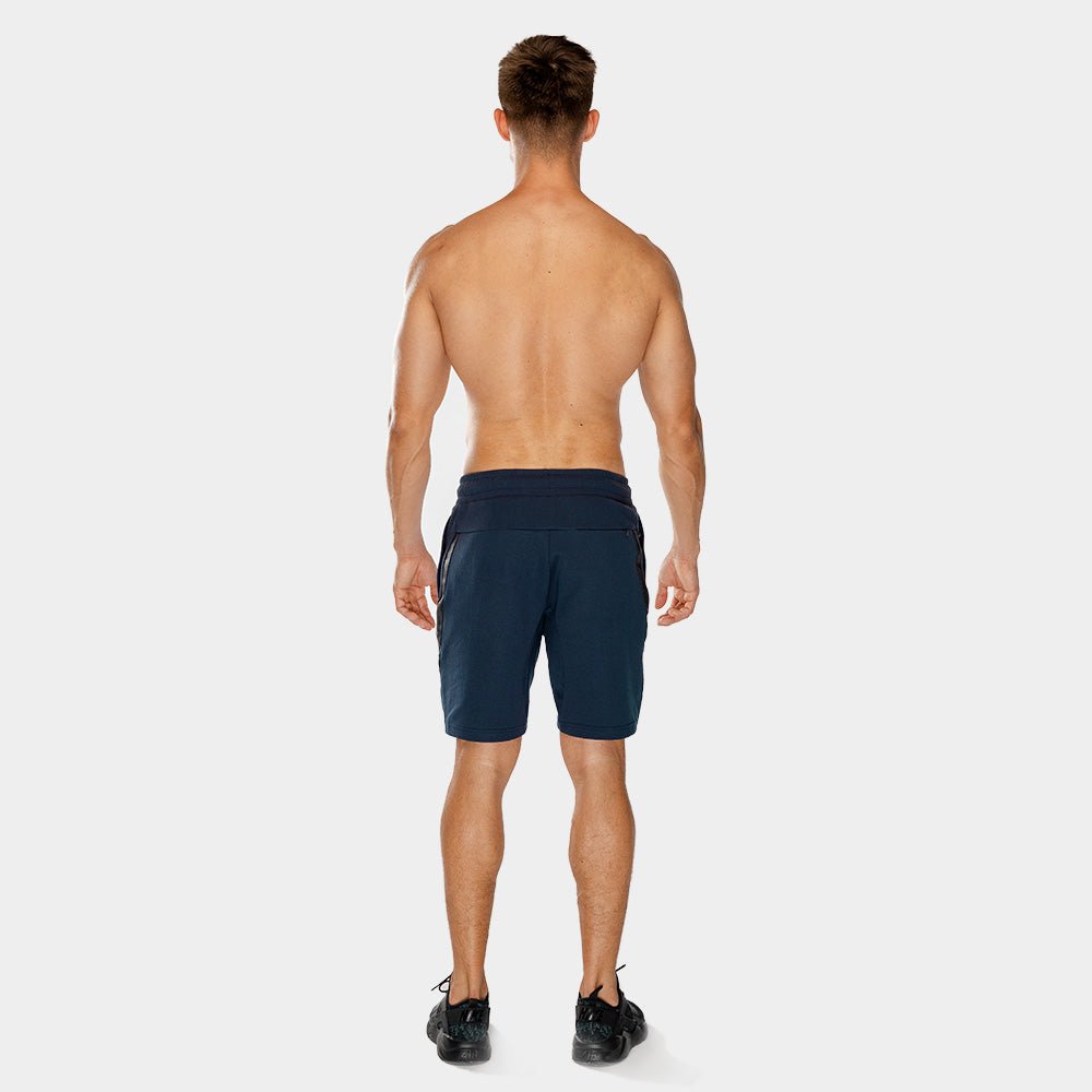 squatwolf-short-for-men-warrior-panel-shorts-navy-workout-gym-wear