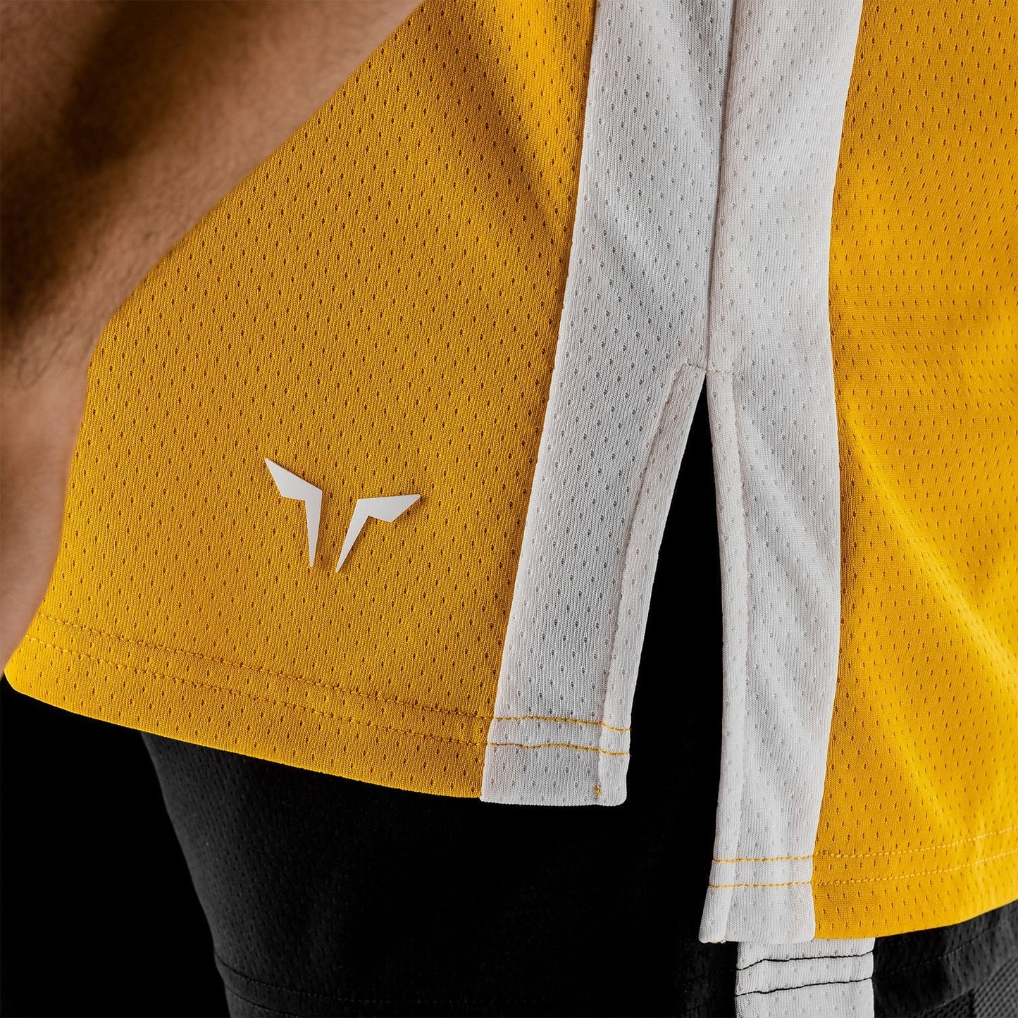 squatwolf-gym-wear-hybrid-2-0-oversize-tee-yellow-workout-shirts-for-men