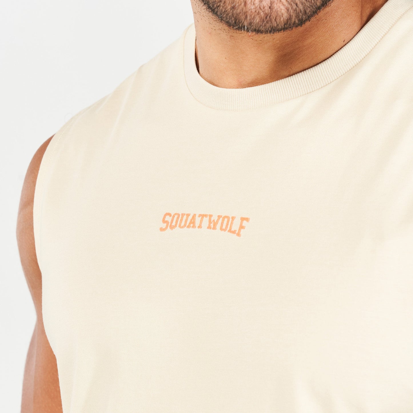 squatwolf-gym-wear-golden-era-young-retro-tank-brown-rice-workout-tank-tops-for-men